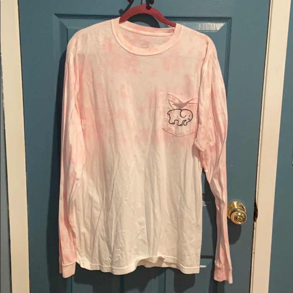 Long Sleeved Tie Dye Ivory Ella Shirt